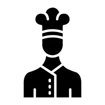 Chef Vector Icon Design Illustration Stock Illustration