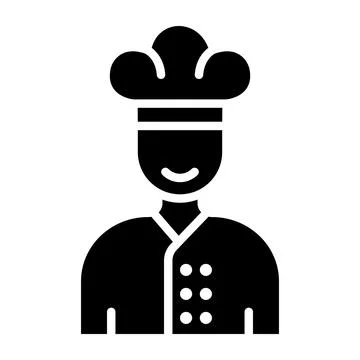 Chef Vector Icon Design Illustration Stock Illustration