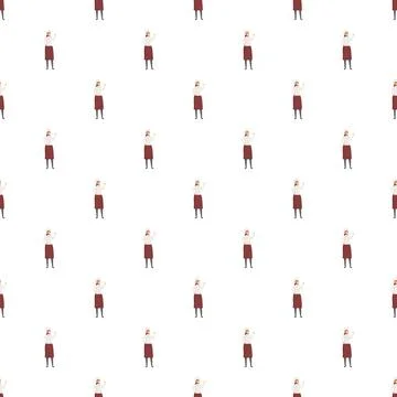 Chef woman pattern for cooking background graphic Illustrazione stock