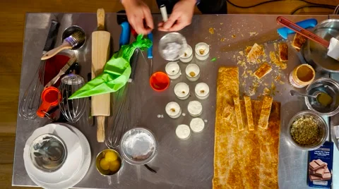 Chef at work Stock Footage 55126245