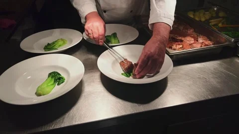 Chef at Work Stock Footage 244990817