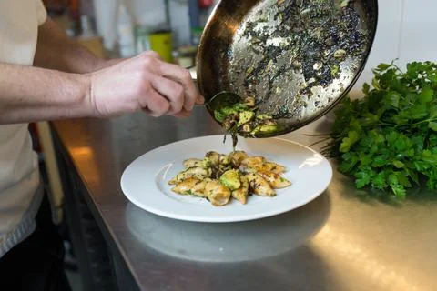 Chef at Work Stock Photos