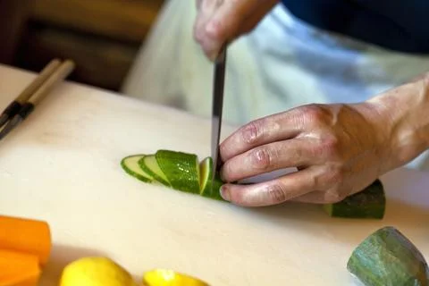 Chef working Stock Photos