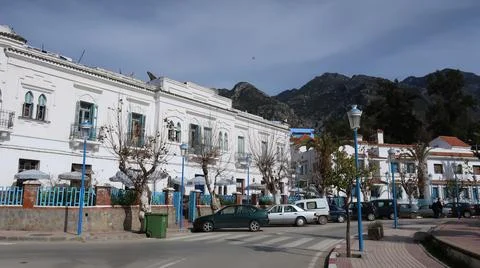 Chefchaouen cityscape Stock Photos