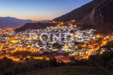 Chefchaouen in Morocco Stock Photos