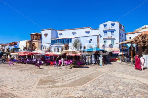 Chefchaouen in Morocco Stock Photos