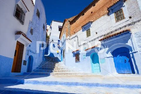 Chefchaouen in Morocco Stock Photos