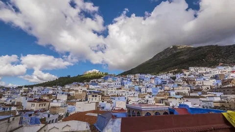 Chefchaouen Morocco Timelapse Stock Footage 72749729