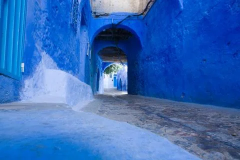 Chefchaouen streets Stock Photos
