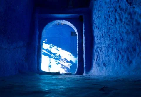 Chefchaouen streets Stock Photos