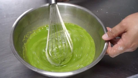 The chefs are the ingredients for making bread that comes naturally. Stock Footage 115348241