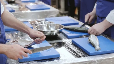 Chef's hands Video stock 87990369