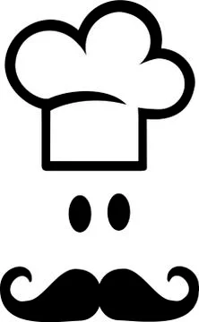 Chef's Hat Cook Illustrazione stock
