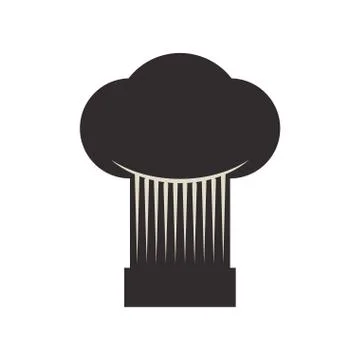 Chefs hat icon. Bakery supply design. Vector graphic Stock Illustration