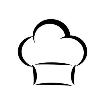 Chefs hat icon. Kitchen and menu design. Vector graphic Stock Illustration