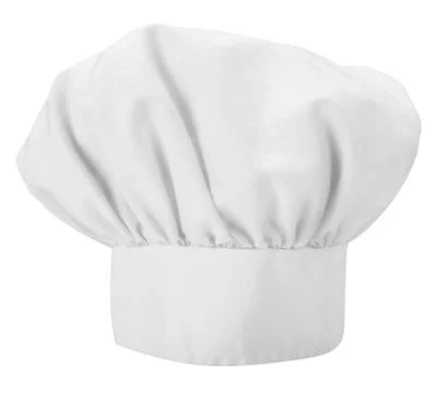 Chefs hat isolated on a white background Stock Photos