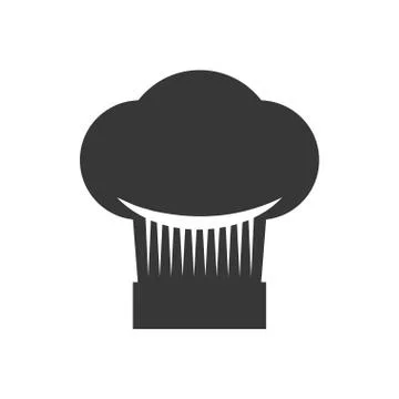 Chefs hat kitchen restaurant icon. Vector graphic Stock Illustration