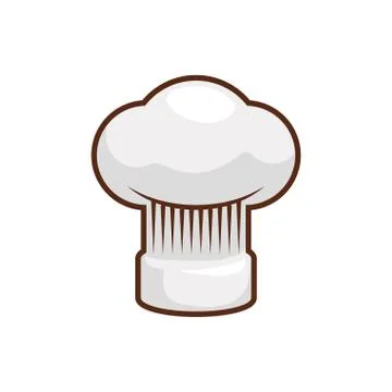 Chefs hat kitchen restaurant icon. Vector graphic Stock Illustration