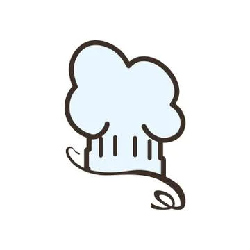 Chefs hat menu kitchen restaurant icon. Vector graphic Stock Illustration