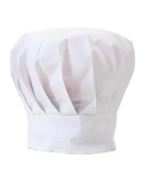 Chef's hat on white Stock Photos
