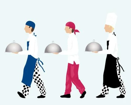 Chefs Stock Illustration