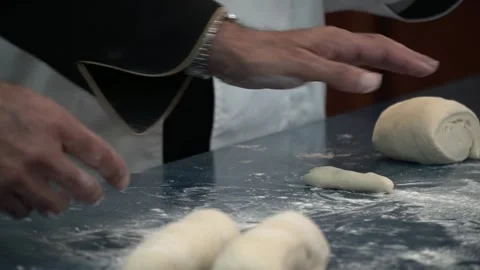 Chefs Preparing Dough Stock Footage 317472597