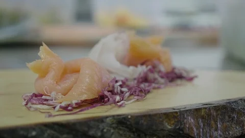 Chefs who prepare an appetizer 스톡 동영상 104103045