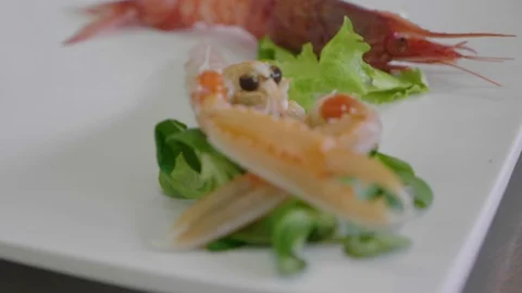 Chefs who prepare an appetizer 스톡 동영상 104103293