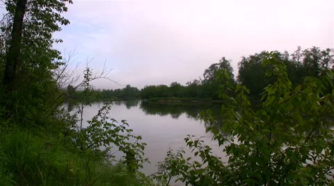 Chehalis River - Olympic Peninsula outside Montesano Washington Stock Footage 44284285