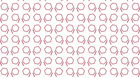 Cheker Flip Effects Polygon Pattern Background Motion Smooth Stock Footage 183348715