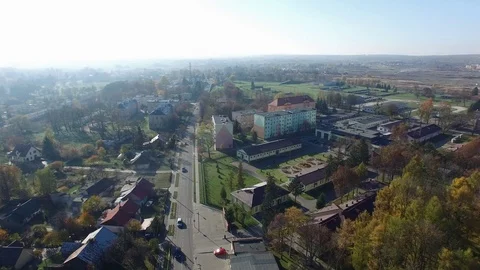 Chełm, aerial view Stock Footage 85617357