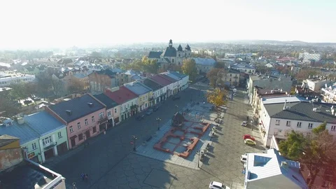 Chełm, aerial view Stock Footage 85617374