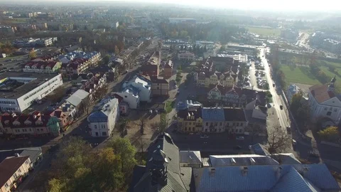 Chełm, aerial view Stock Footage 85617423