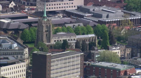 Chelmsford aerial Stockbeeldmateriaal 65435985