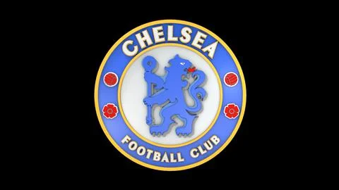 Chelsea Football Club Logo 3D Model
