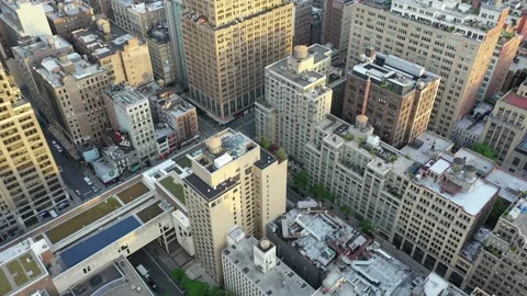 Chelsea Rooftops and West Side Towers during Lockdown 動画素材 131003184