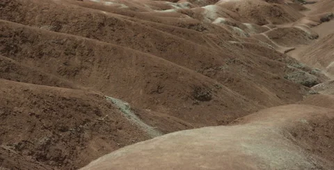 Cheltenham Badlands is a small example of badlands formation in Caledon, Ontario Stock Footage 54740489