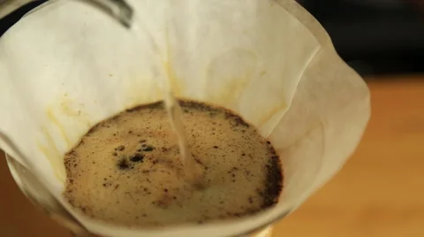 Chemex Coffee Brewing Stock Footage 65484160