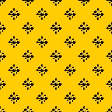 Chemical and physical molecules pattern vector Stockillustratie