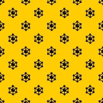 Chemical and physical molecules pattern 스톡 일러스트