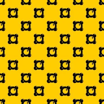 Chemical and physical molecules pattern Illustrazione stock