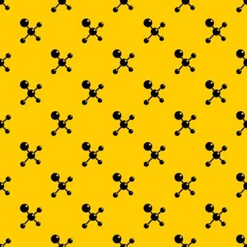 Chemical and physical molecules pattern 스톡 일러스트