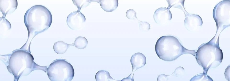 Chemical atom 3d molecular structures 스톡 일러스트