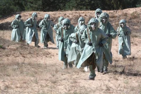 Chemical attack Stock Photos