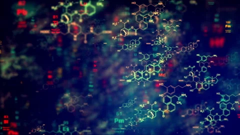 Chemical Background Video stock 170220717