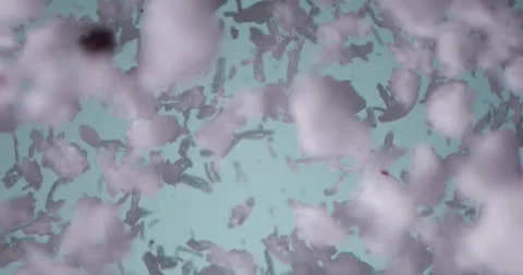 Chemical Biolab Analysis Red Astaxanthin Particles Active Nutrient Food Stock Footage 322596149