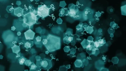 Chemical Blue Loop Background Stock Footage 248275027
