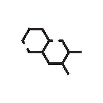 Chemical Compound Icon vector Stock Illustration
