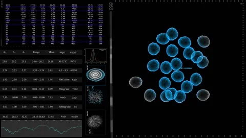 Chemical Data Interface  Stock-Footage 220771640