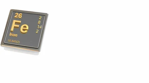 Chemical element. Stock Footage 42998764